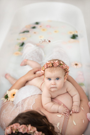 Mommybaby milk bath Jelkafotografie