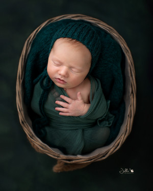 Newborn groen Jelkafotografie 