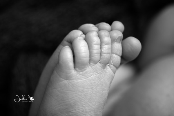 Jelkafotografie Newborn boy Hasselt black and white924BW