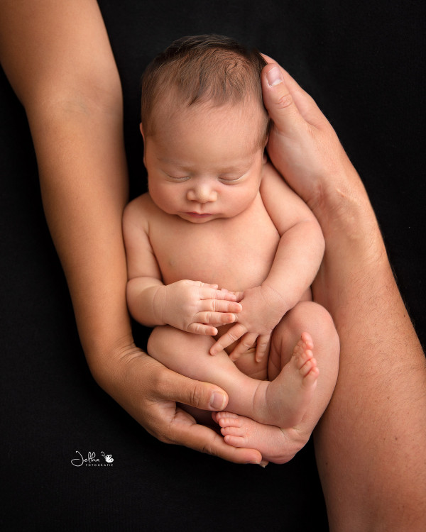 In de arms van ouders Jelkafotografe